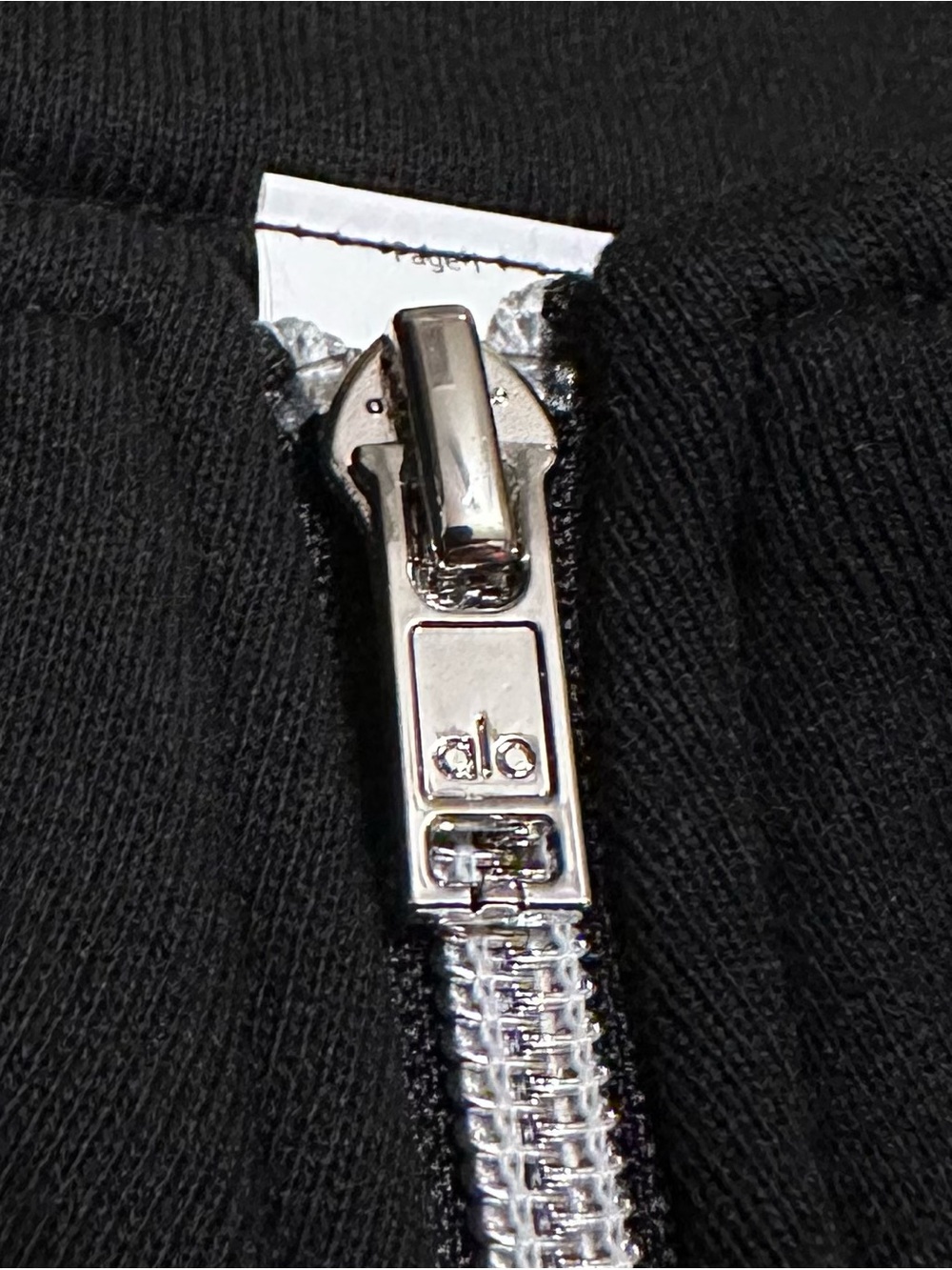 Alo Yoga Accolade 1/4 Zip Pullover Black NWT Quarter Zip Sweatshirt Size XS - Picture 4 of 11